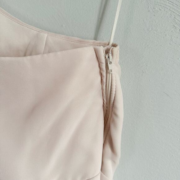 Birdy Grey Melissa Champagne Convertible Chiffon Dress - Picture 4 of 9